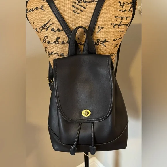 Coach | Bags | Vintage Coach Largedaypack Black Restored  display picture 1